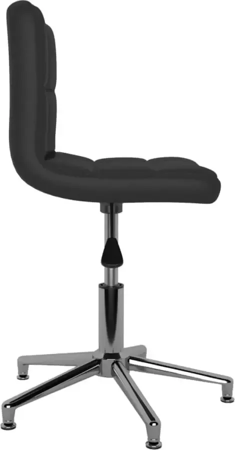 Prolenta Premium vidaXL Kantoorstoel draaibaar kunstleer zwart