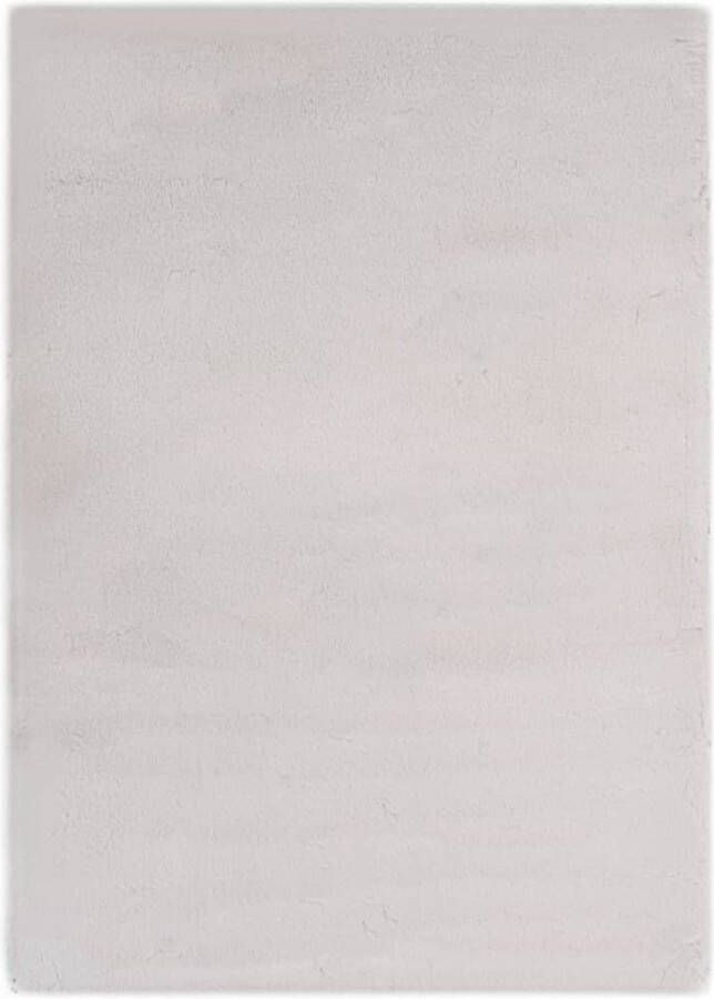 Prolenta Premium Vloerkleed 160x230 cm kunstkonijnenbont grijs