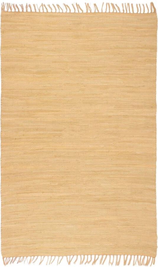 Prolenta Premium Vloerkleed Chindi handgeweven 200x290 cm katoen beige