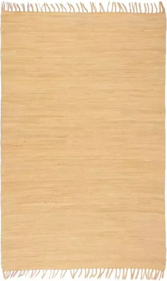 Prolenta Premium Vloerkleed Chindi handgeweven 200x290 cm katoen beige