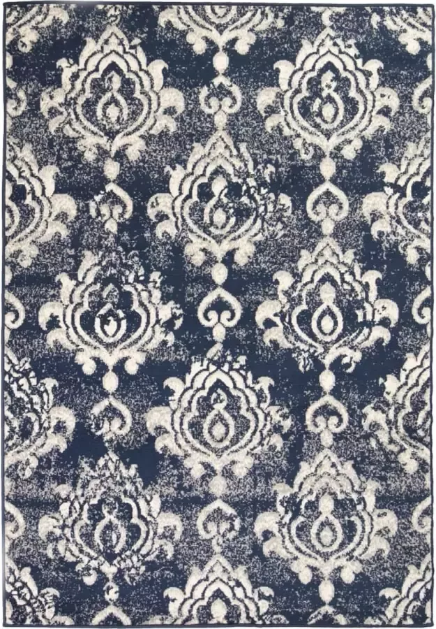 Prolenta Premium Vloerkleed modern paisley ontwerp 120x170 cm beige blauw