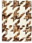 Prolenta Premium Vloerkleed patchwork 160x230 cm echt harig leer bruin wit - Thumbnail 3