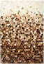 Prolenta Premium Vloerkleed patchwork 160x230 cm echt harig leer bruin wit - Thumbnail 1