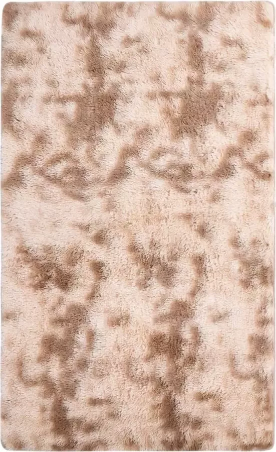 Prolenta Premium Vloerkleed shaggy 270x180 cm crèmekleurig