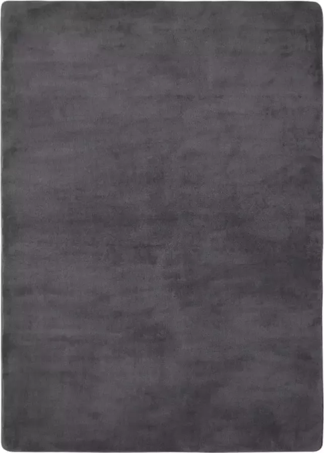 Prolenta Premium Vloerkleed teddy 170x120 cm antracietkleurig