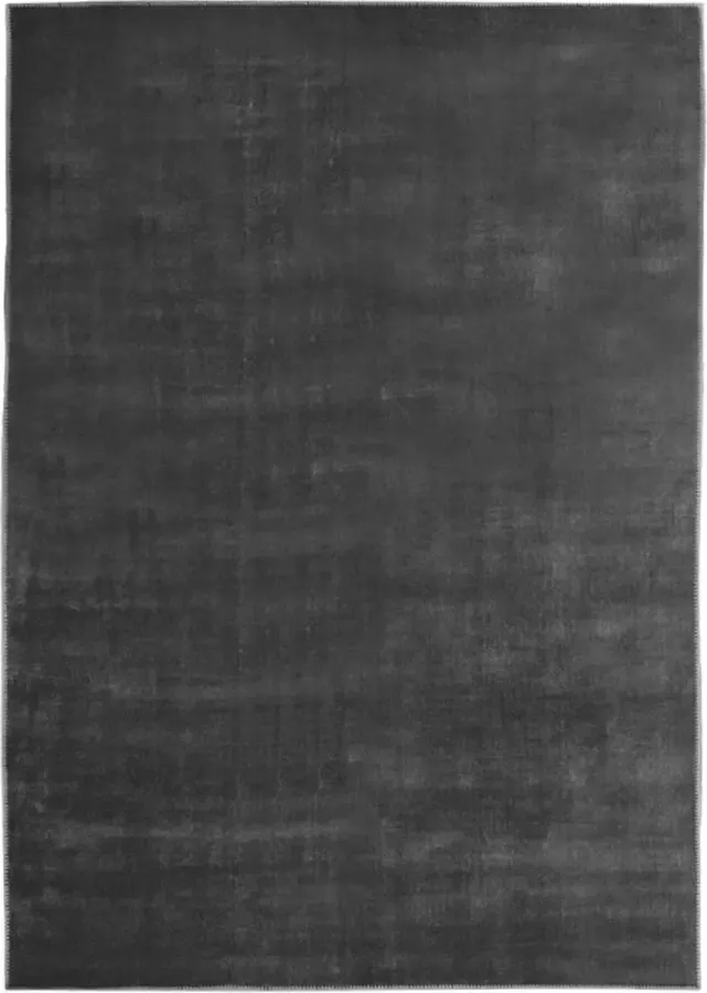 Prolenta Premium Vloerkleed wasbaar opvouwbaar 180x270 cm polyester antraciet