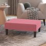 Prolenta Premium Voetenbank 78x56x32 cm fluweel roze - Thumbnail 2