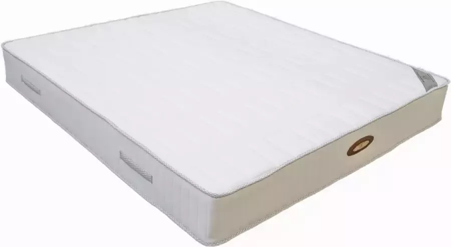 ProMatrassen Pocketveer Pocketvering Matras 7 zone Pocketvering matras met een topper Comfort XXL 160x200 Dikte 25cm STEVIG