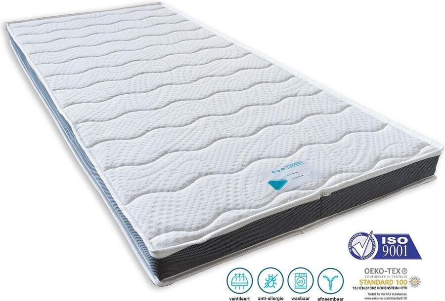 ProMatrassen Topdek Matras Topper Koudschuim Topdekmatras Air 3D Topper 80x200 Koudschuim 13 cm dik