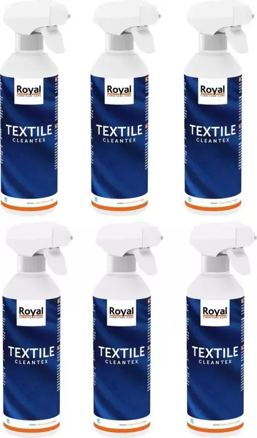 Promission trading bundel oranje Promission trading Royal Furniture care Cleantex Textiel reiniger 6-pack