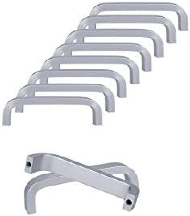 PromoHome 10-delige Aluminium Deurgrepen Set voor Meubels Eenvoudige Montage en Stijlvol Design