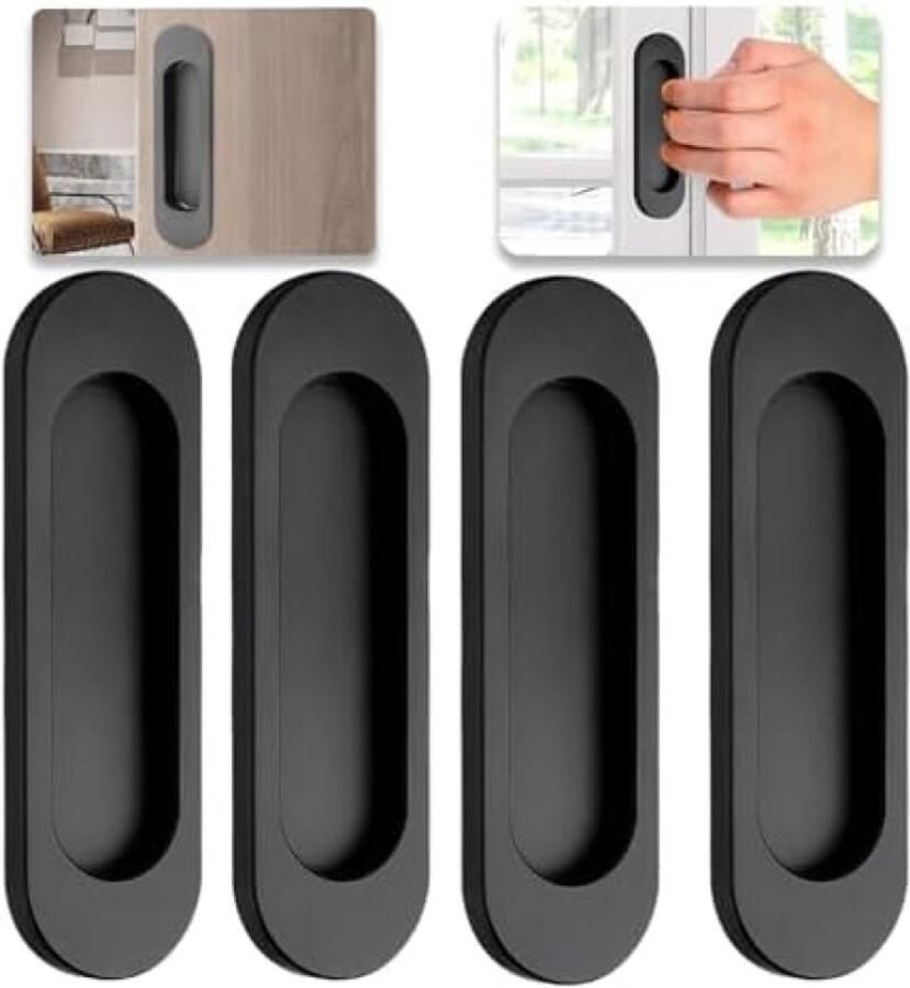 PromoHome Zelfklevende Deurgrepen Set 4 Stuks Plakhandvatten voor Meubels