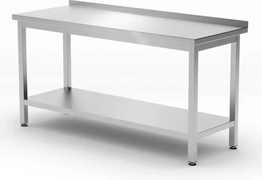 ProSelect Demontabele Werktafel met Spatrand Onderschap 1800 x 700 x (H)850mm