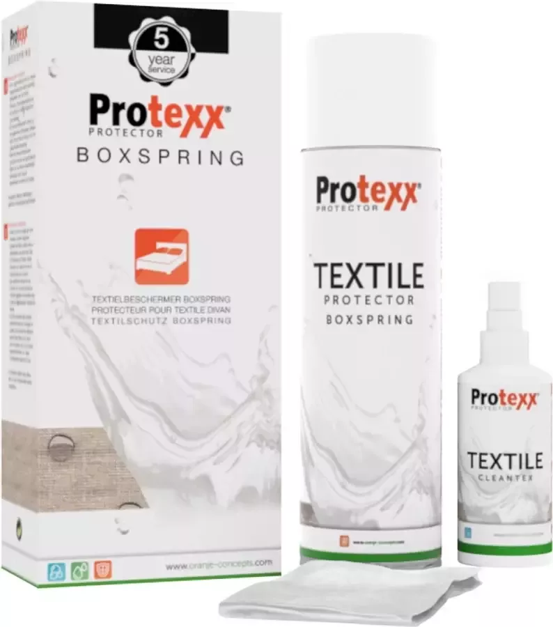 Protexx Textile Protector en Cleantex Set Textiel Meubelspray Reinigen en Beschermen