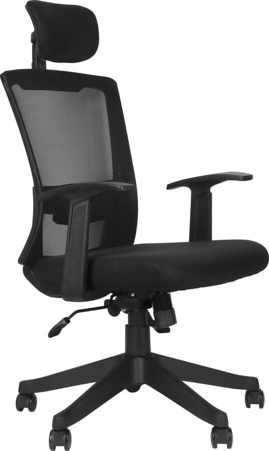 Proxadia Ergonomische Bureaustoel Bureaustoelen voor Volwassenen Office Chair Incl. Nekkussen en extra wielset Zwart - Foto 2