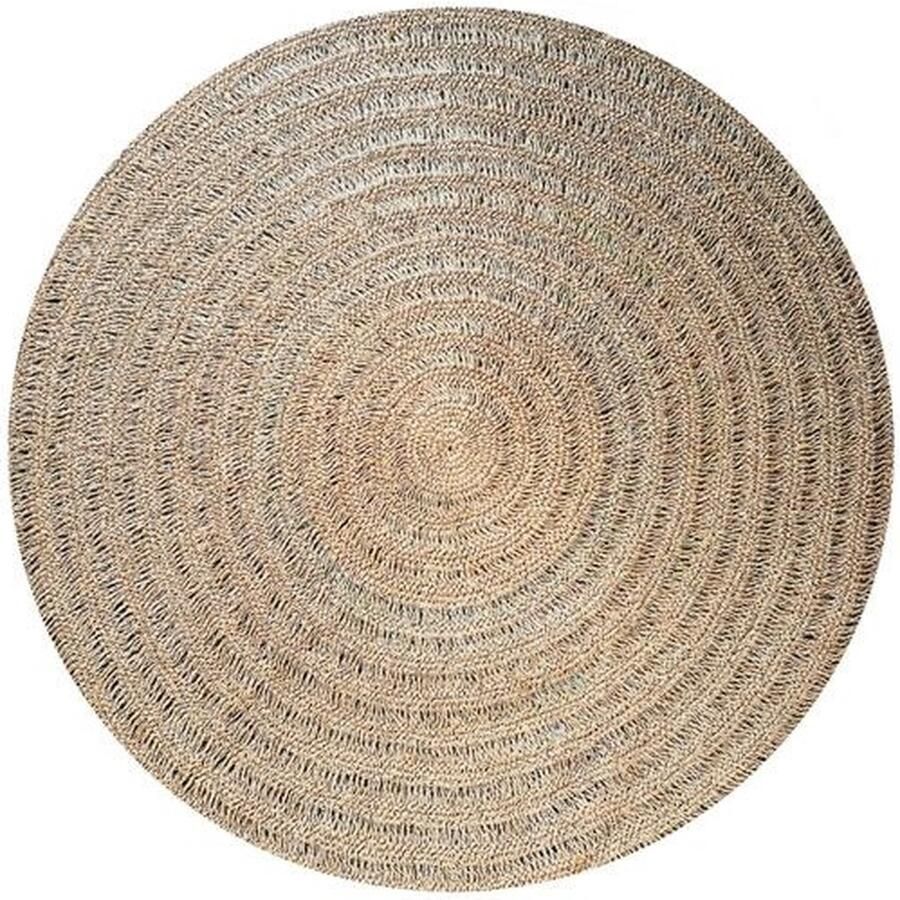 PS-Collection Het Seagrass Tapijt ø100cm Natural Raffia Sisal vloerkleed rond koeienhuid vloerkleed schapenvacht medicinaal schapenvacht ijsland