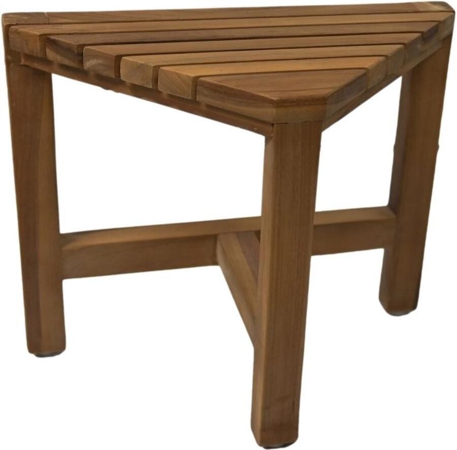 PS-Collection Kruk Byron Set van 2 38x20x32cm Bruin Hout krukje hout krukjes om op te zitten krukje badkamer krukjes om op te zitten volwassenen krukje make up tafel kruk krukje houten krukje