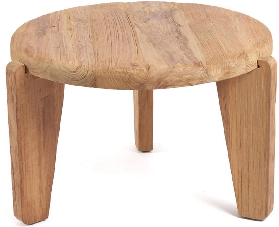 PS-Collection Salontafel Wabi Sabi Naturel Teakhout 60x60x40 cm salontafels rond salontafels salontafel zwart salon tafel salontafel rond salontafel industrieel salontafel vierkant salontafel marmer salontafel wit - Foto 2