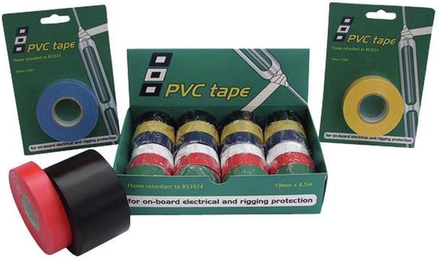 Psp PVC tape rood 19mm 20m