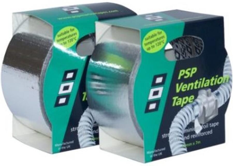 Psp Ventilation tape 50micron plain aluminium foil