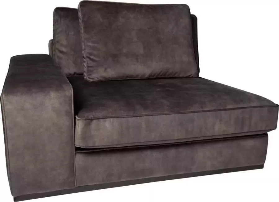 PTMD COLLECTION PTMD Block sofa arm left Adore 68 anthracite