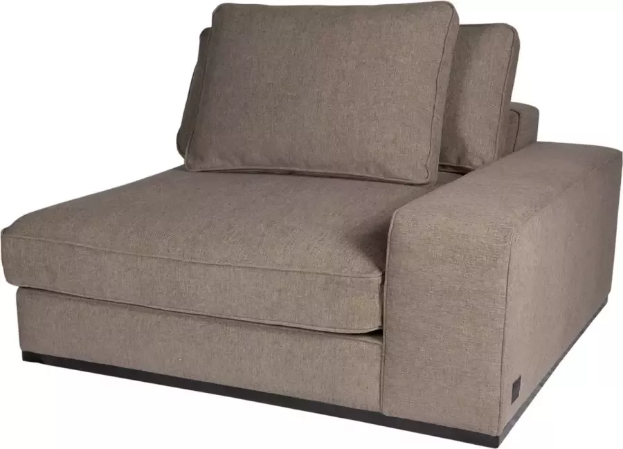 PTMD Block sofa arm right guard 12 taupe