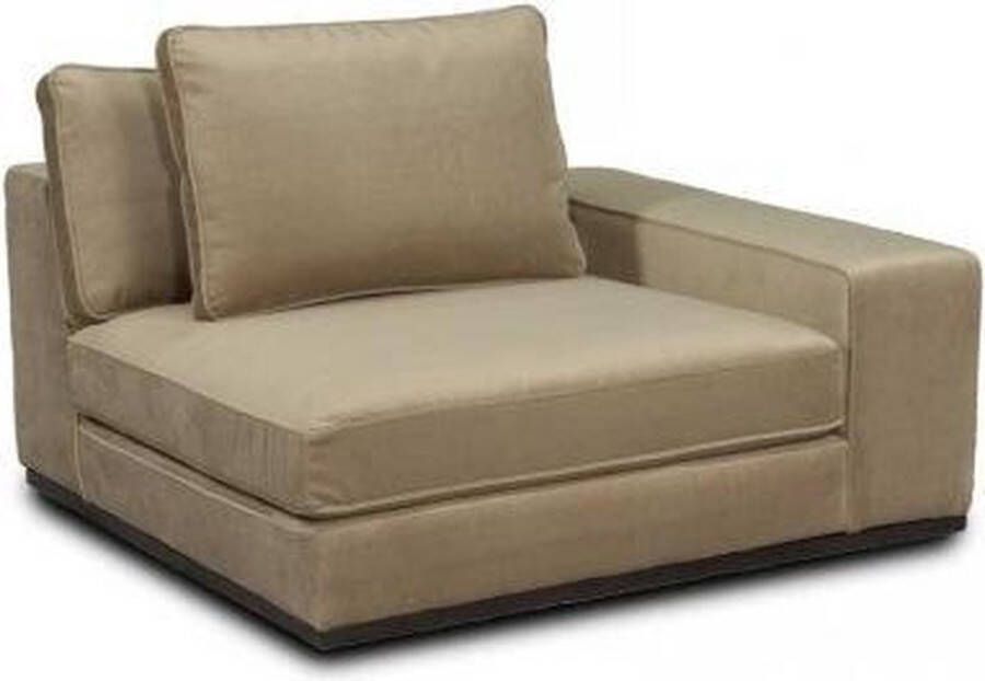 PTMD COLLECTION PTMD Block sofa arm right Juke 51 Khaki