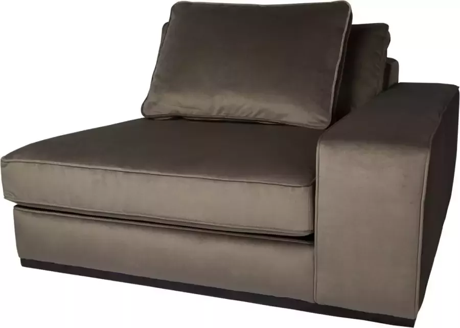 PTMD COLLECTION PTMD Block sofa arm right Juke 12 taupe