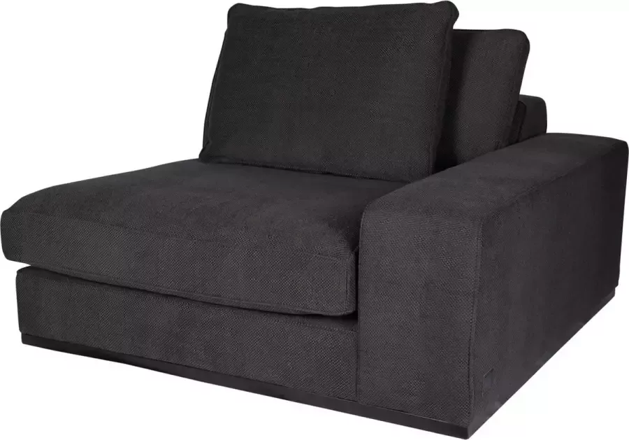 PTMD Block sofa arm right silent 66 graphite