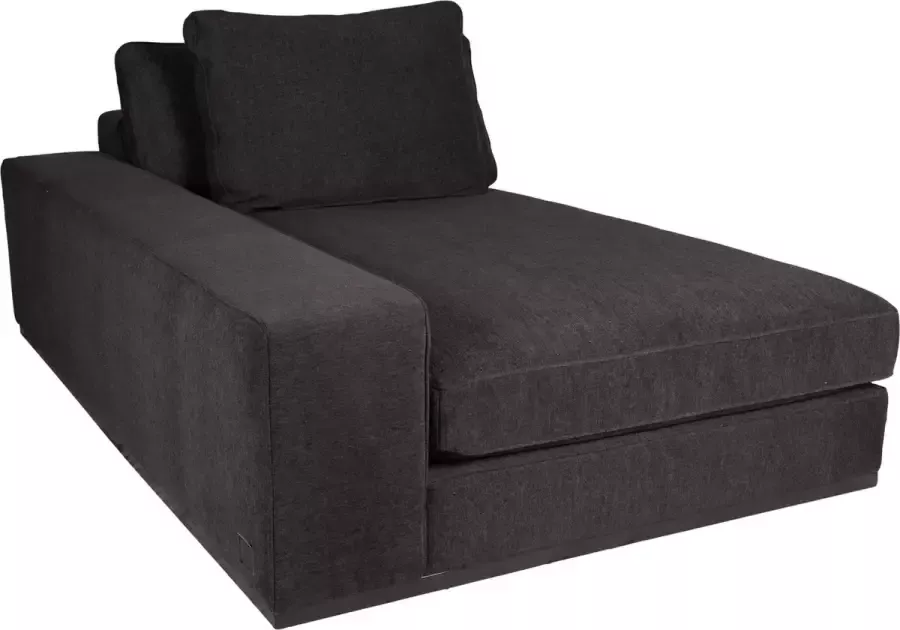 PTMD Block sofa chaise longue arm l guard 66 graphite - Foto 1