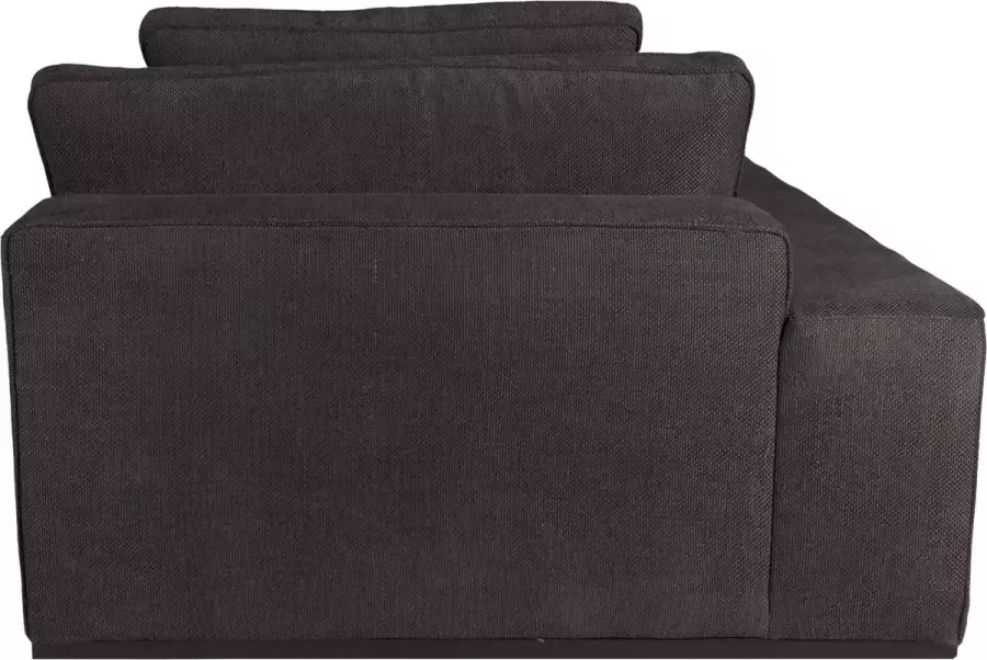 PTMD Block sofa chaise longue arm l silent 66 graphite