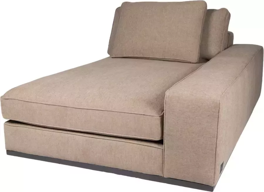 PTMD Block sofa chaise longue arm r guard 124 shitake
