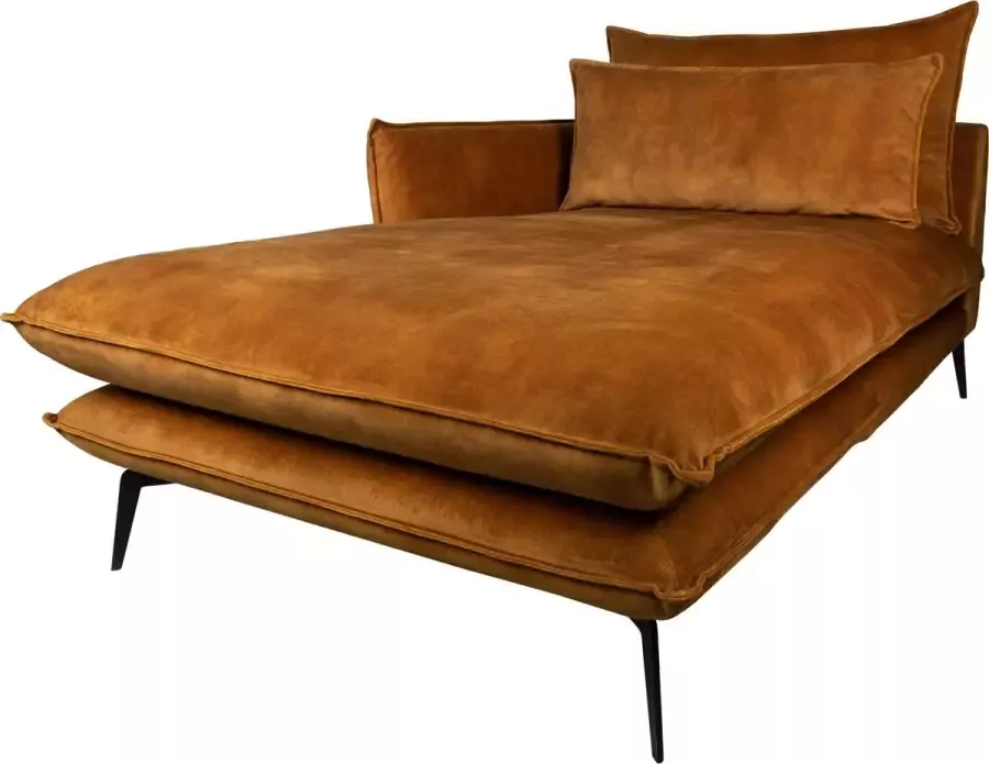 PTMD Flow Sofa chaise longue L Adroa Gold KD - Foto 1