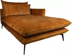 PTMD Flow Sofa chaise longue R Adroa Gold KD