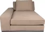 PTMD Block sofa chaise longue arm l guard 124 shitake - Thumbnail 1