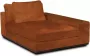 PTMD Block sofa chaise longue arm r adore 28 rust - Thumbnail 1