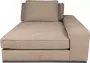 PTMD Block sofa chaise longue arm r guard 124 shitake - Thumbnail 1