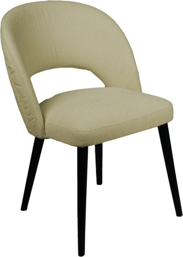 PTMD COLLECTION PTMD Abierto Cream 9901 nanci fabric dining chair