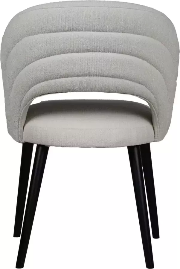 Ptmd Collection PTMD Abierto White 9900 nanci fabric dining chair - Foto 2
