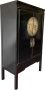 PTMD COLLECTION PTMD Adriane Black elmwood cabinet 2 doors golden closu - Thumbnail 2