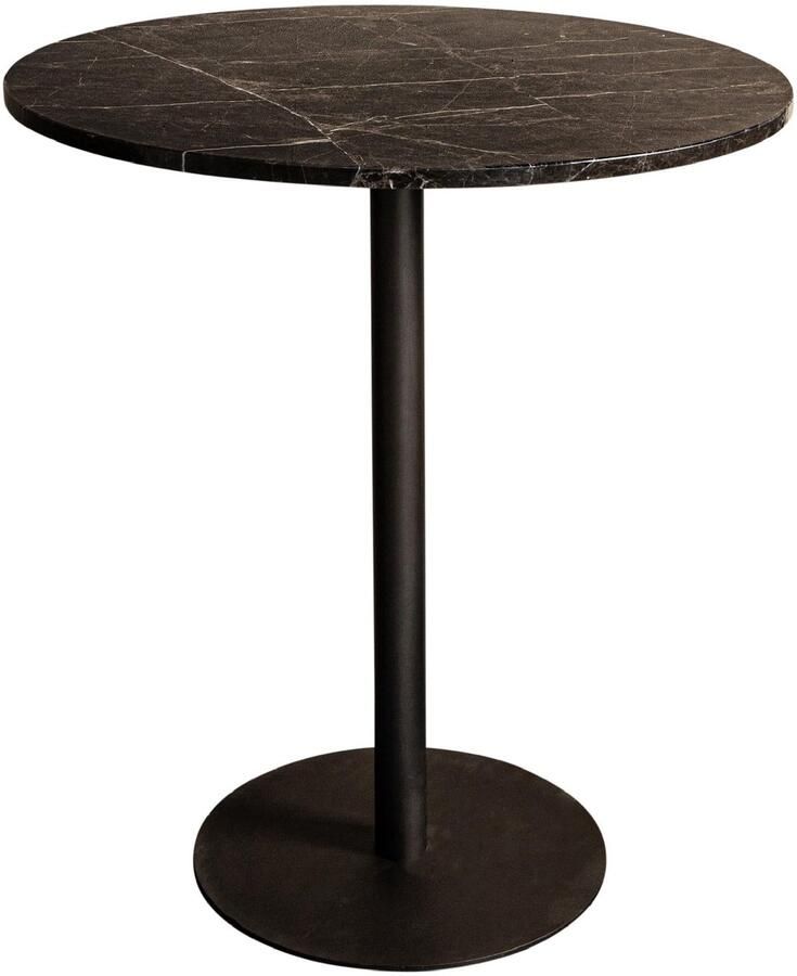 PTMD COLLECTION PTMD Bijzettafel Plaza 70x70x77 cm Marmer Bruin