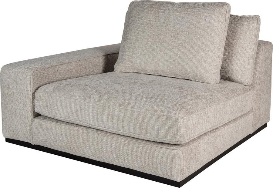 PTMD COLLECTION PTMD Block Seater with Arm L SIC Legacy 15 Dove