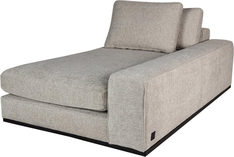 PTMD COLLECTION PTMD Block sofa chaise longue arm Right SIC Leg 15 Dove