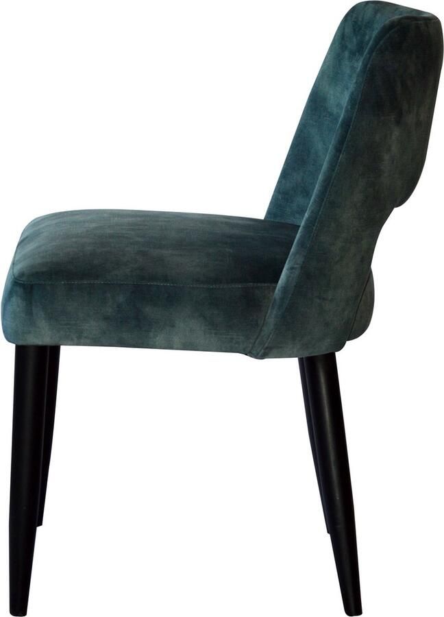 PTMD COLLECTION PTMD Jip Eetkamerstoel 51 x 62 x 79 cm Fluweel Hout Groen