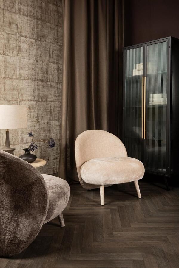 PTMD COLLECTION PTMD Fauteuil Eonas 69x70x74 cm Textiel Bruin - Foto 2