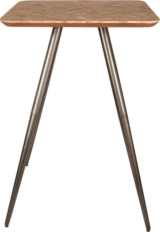 PTMD COLLECTION PTMD Fieron Natural wooden bar table square