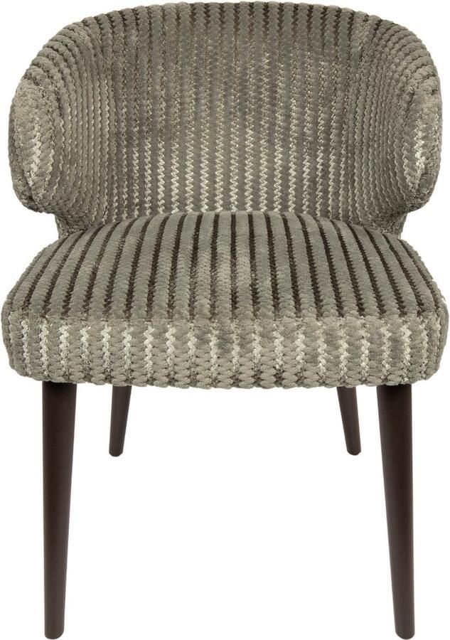 PTMD COLLECTION PTMD Fiori Green 13 dining chair dark brown wood legs - Foto 3