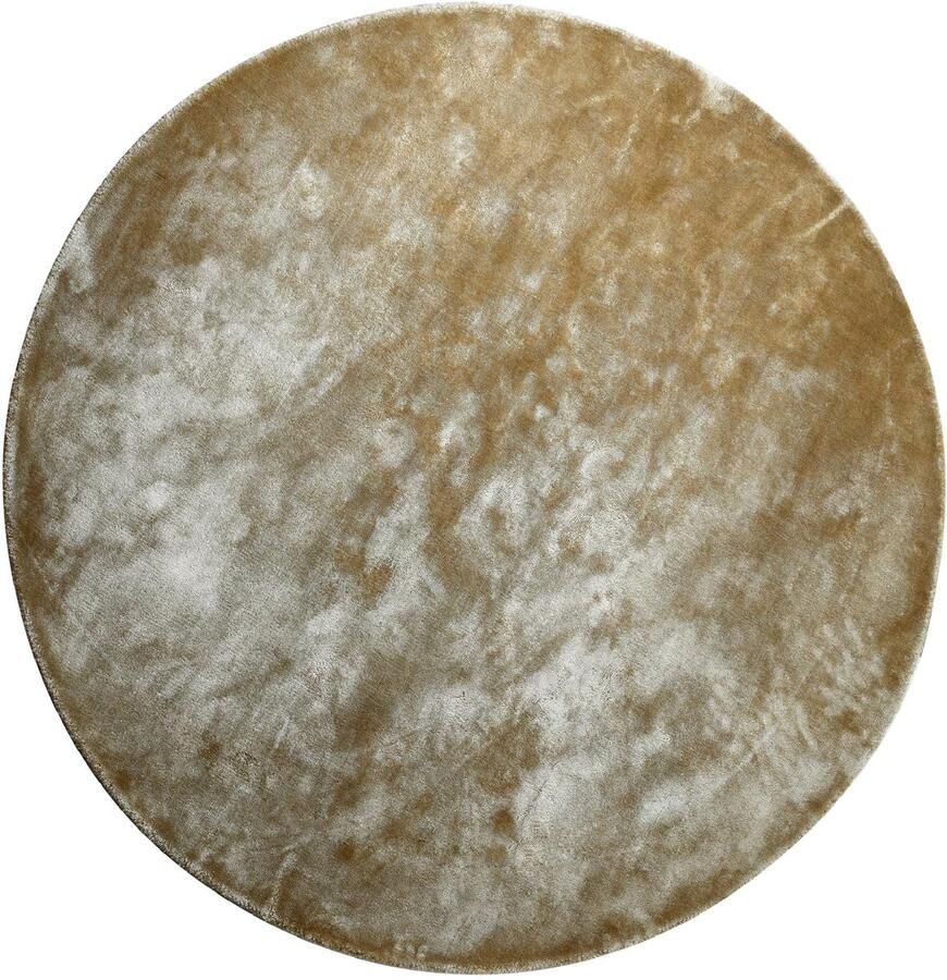 PTMD COLLECTION PTMD Flavia Rond Tapijt H1 x Ø200 cm Viscose Bruin