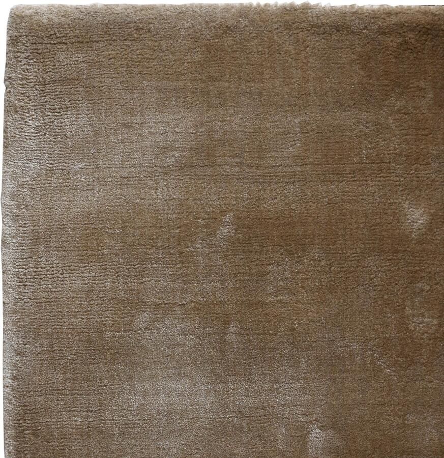 PTMD COLLECTION PTMD Flavia Taupe Viscose Handwoven Carpet XL