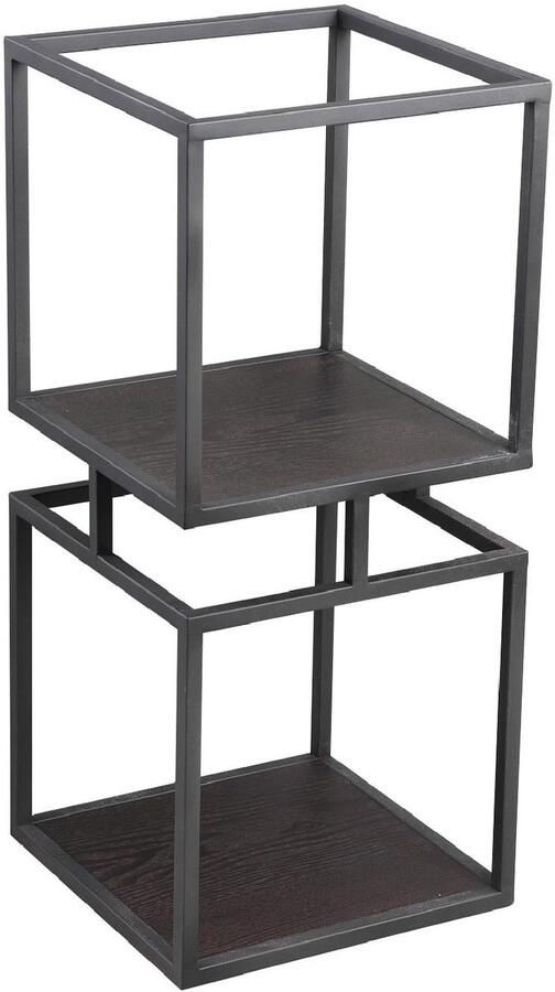 PTMD COLLECTION PTMD Kast Nanci 33x33x73 cm Ijzer Zwart